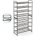 thumbnail image 3 of Fuleadture 4 Tier Shoe Rack for Entryway Shoe Rack Organizer Closet Shoe Rack in Kitchen-Bronze, 3 of 7