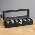 thumbnail image 5 of Executive Styles Watch Collection Box with Additional Accessory Storage, 5 of 11