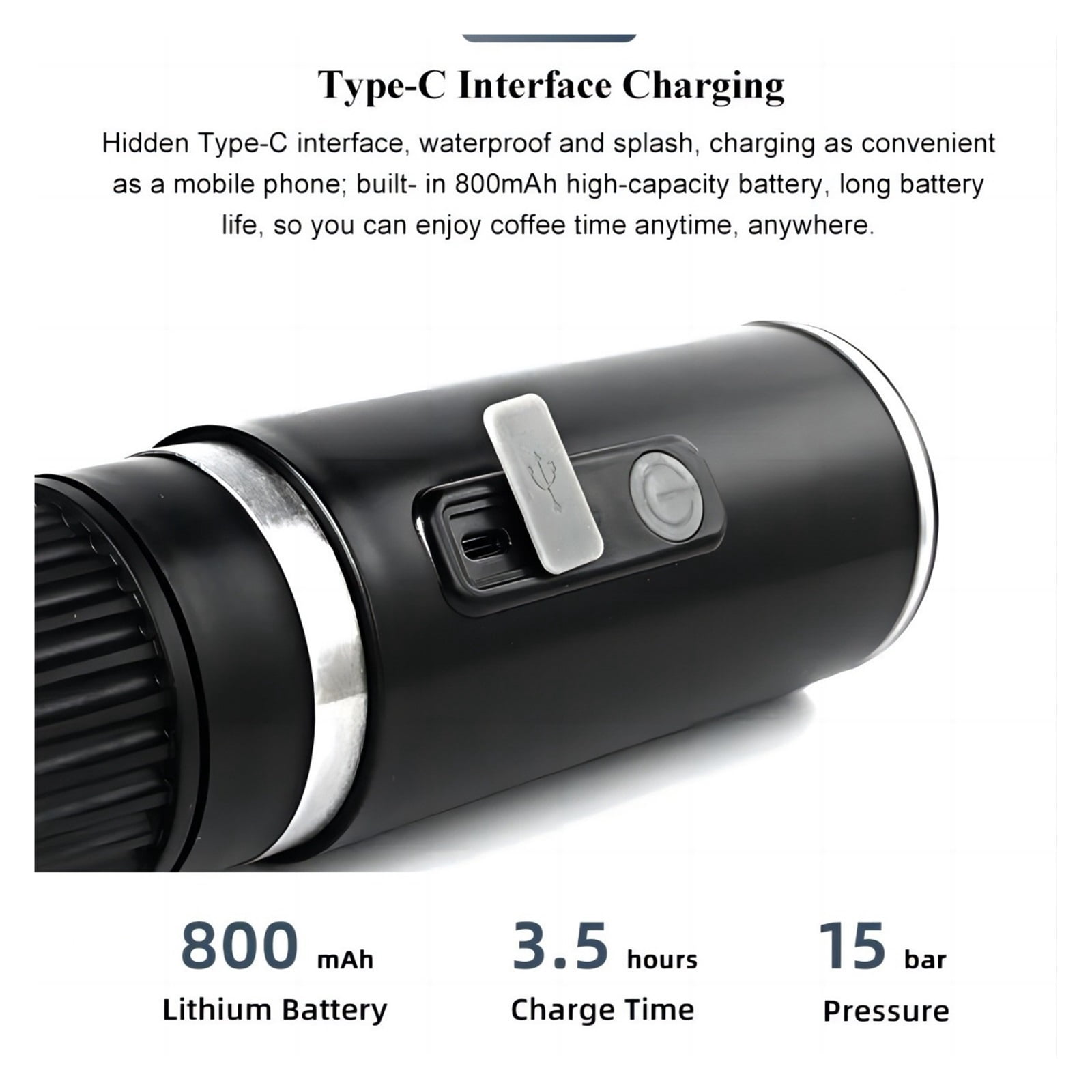 Car Coffee Maker, Portable Electric Espresso Machine, Travel Coffee Maker For Camping ,Portable