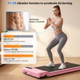 thumbnail image 3 of Simpfree Walking Vibration Pad with 8% Incline,3 in 1 Walking Pad with Handle Bar,2.5HP Treadmills for Home/Office/Gym,Under Desk Treadmill 300LBS Capacity,2S Folding,Installation-Free, 3 of 9