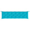 thumbnail image 2 of vidaXL Garden Bench Cushion Turquoise 200x50x7 cm Fabric, 2 of 4