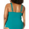 thumbnail image 4 of Anne Cole OCEAN GREEN Live In Color Twist Front Tankini Top, US 22W NWOT, 4 of 4