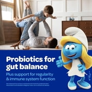 The Smurfs Prebiotic and Probiotic Gummies for Kids, Digestion and Immune Support, 40 Count