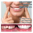 thumbnail image 4 of EELHOE Adjustable Snap-on Dentures Temporary Teeth Repair Kit Correct Denture Alignment for Temporar, 4 of 5