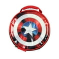 thumbnail image 4 of Marvel Captain America Shield Shiny Optical Illusion Insulated Lunch Box Bag Tote 8", 4 of 6