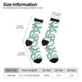thumbnail image 2 of Fuzoiu Hand Drawn Snake Print Athletic Crew Socks for Men & Women,Casual Crew Socks,Above Ankle Crew Socks for Business, Casual, 2 of 6