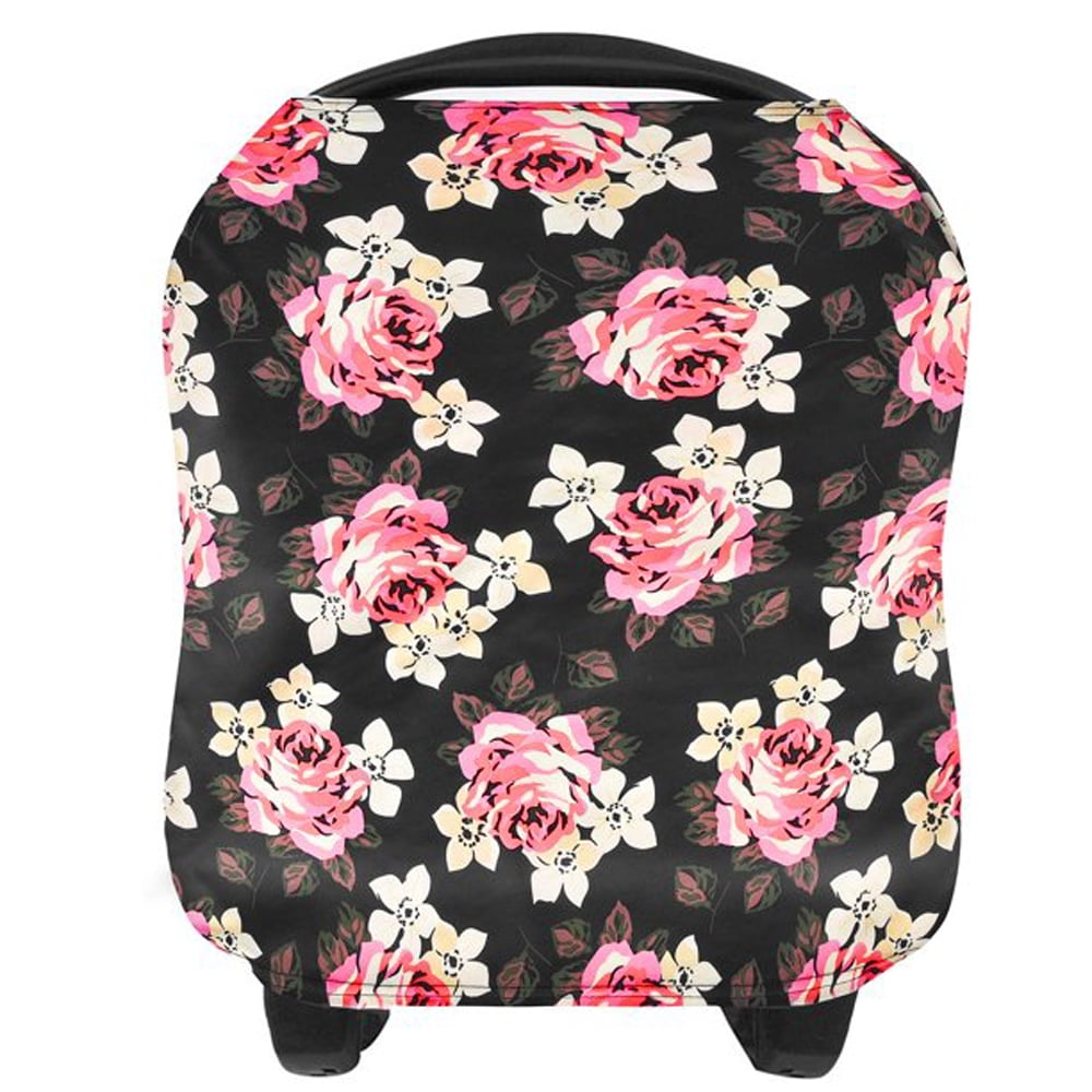 Aokur Baby Car Seat Canopy Cover, Nursing Cover for Breastfeeding, Soft Breathable Infant Stroller Covers
