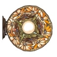 thumbnail image 6 of Meyda Lighting 8" Wide Tiffany Poinsettia Wall Sconce - N/A, 6 of 7