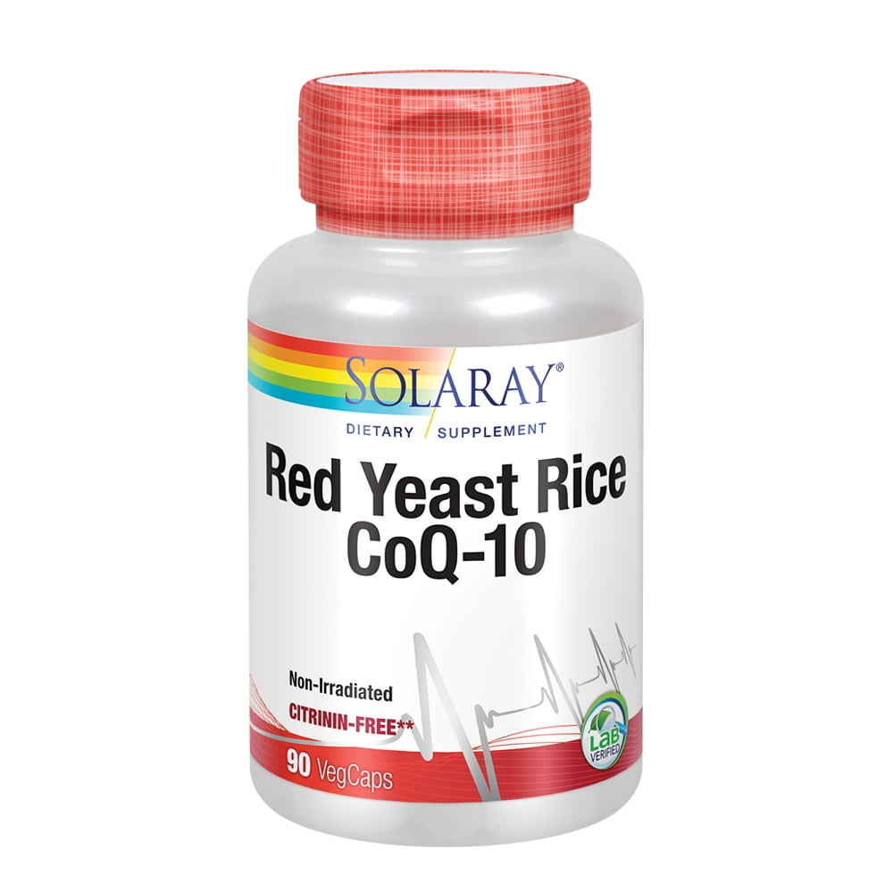 Solaray Red Yeast Rice Plus CoQ10 With Niacin for Added