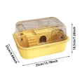 thumbnail image 3 of Tong Hamster Cage With Removable Base Quiet Exercise Wheel And Double Layer Design For Easy Cleaning And Comfortable Habitats Hamster Cage With Activity, 3 of 6