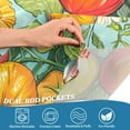 thumbnail image 4 of Yayeee Kitchen Valance Rod Pocket 54" x 18" Living Room Window Curtain, Vibrant Tomatoes, 4 of 6