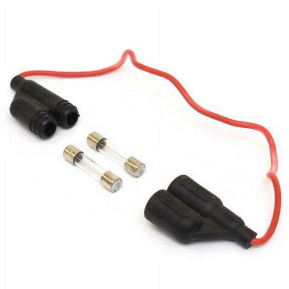 Seachoice Boat Fuse Holder 12701 | 10 Amp 16 Gauge Black Plastic