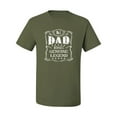 thumbnail image 2 of Wild Bobby, No. 1 Dad Genuine Legend Father's Day Men's Tee, Military Green, 5X-Large, 2 of 6