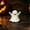 G, variant on 1 Pcs Halloween Ghost Figurine Cute Spooky Unique Cat Design Cartoon Mini Figurines Desk Ornament Decorations Indoor for Halloween Decor Home Table Bedroom Office Desktop Display Ornaments