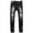 Black, variant on FYEGRE Men’s Comfort Flex Waistband Jean Mens Classic Straight Leg Denim Jeans for Casual Streetwear Comfortable Retro Fit Hop Style Daily Wear Durable Pants Black 36