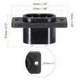 thumbnail image 2 of Unique Bargains C8 Panel Mount Plug Adapter 250V AC 2.5A 2 Pins IEC Inlet Module Straight 2 pcs, 2 of 3