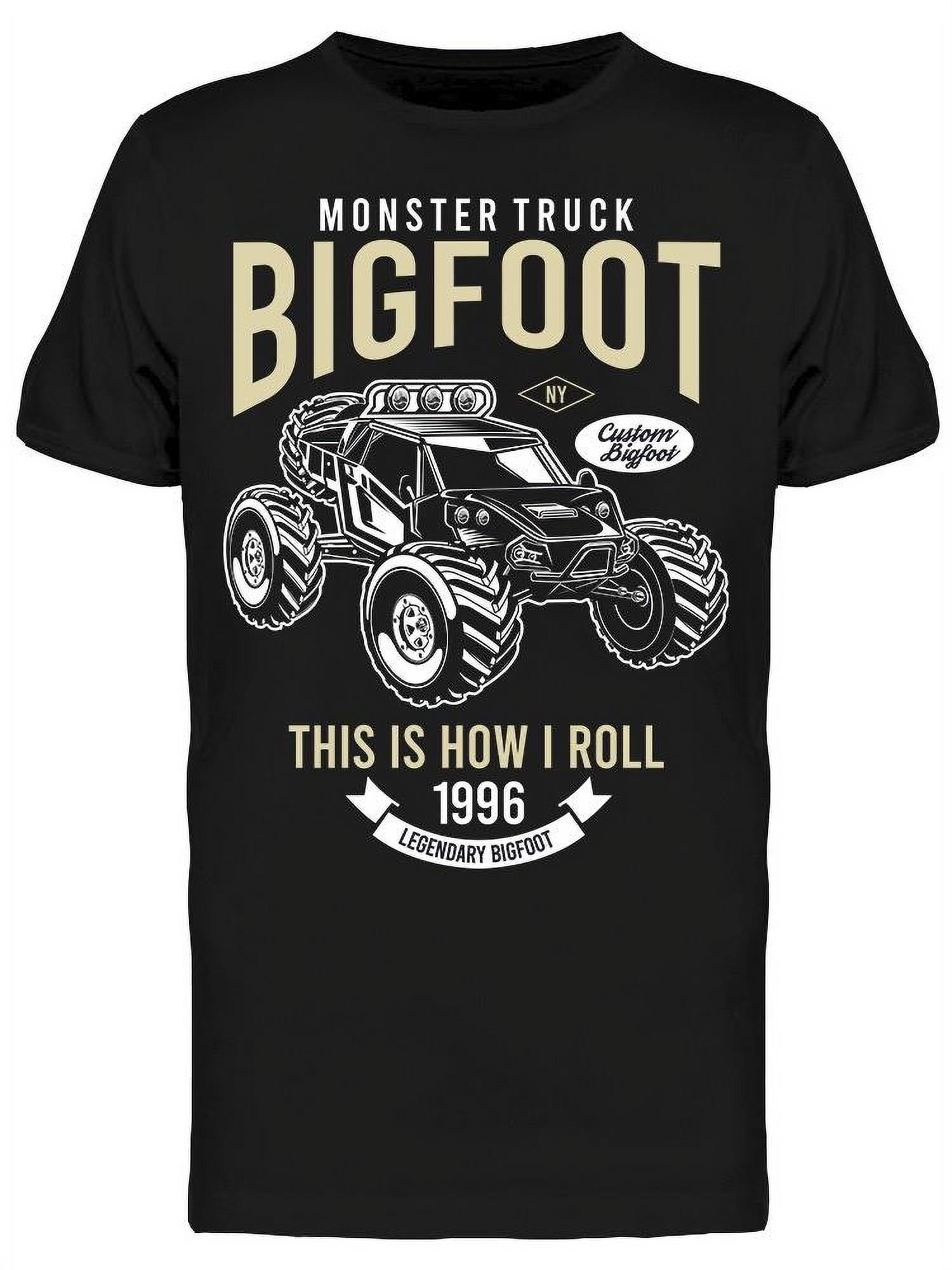 bigfoot monster truck t shirt