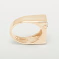 thumbnail image 5 of LBG British Made 14k Rose Gold Natural Sapphire Mens Band Ring - 25 size options - Size 6.5, 5 of 6