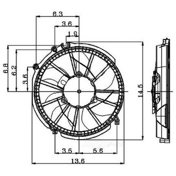 Engine Cooling Fan Assembly