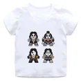 thumbnail image 5 of Blusa para niña y niño, nueva camiseta de algodón con cuello redondo y estampado de banda de rock y beso de fans de Stormtrooper, camiseta de manga corta de verano para niños, 5 of 5