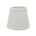 thumbnail image 4 of Aspen Creative 32862-2 Small Hardback Empire Shape Chandelier Clip-On Lamp Shade Set (2 Pack), Transitional Design in White, 5" bottom width (4" x 6" x 5"), 4 of 7