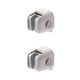 thumbnail image 2 of Ounissouiy Base de boquilla ajustable ABS, soportes de montaje para cabezal de ducha, grifo con ventosa fuerte, soporte fijo, suministros de baño Marfil 2piezas Ounissouiy CBP049504, 2 of 6