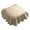 Khaki, variant on Cushion Seat Pad for Home and —Soft Fabric Overfilled Chair Cushion with Ties for Kitchen and Dining Chairs Non- Durable Polyester Elegant Home