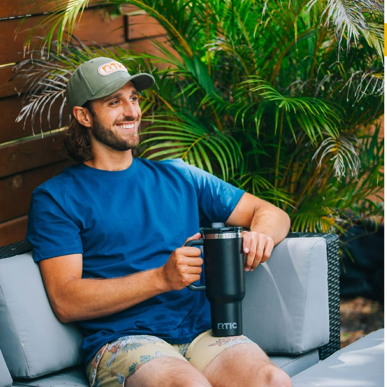 RTIC 40 oz Ceramic Lined Tumbler - Leak-Resistant Lid - Walmart.com