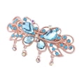 thumbnail image 2 of QIQUWOHUL Crystal Rhinestone Mini Hair Bow Barrettes Clip Designer Fashion Hair Accessories For Women Girls Cool Birthday Gift, 2 of 4