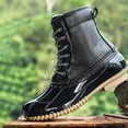 thumbnail image 6 of AUDeals Women's Duck Boots, Lace Up Waterproof Snow Shoes with Two Tone Style and Mid Calf Winter Comfort, 6 of 9