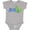 AC-Heather Grey, variant on Inktastic Big Brother Green Dinosaur Boys Baby Bodysuit