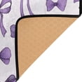 thumbnail image 3 of Ryvnso Purple Bow Area Rug Floor Mats Non-Slip Home Carpet 63 x 48 inch, 3 of 7