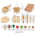 thumbnail image 1 of Wooden Kids Simulation Kitchen Toy Set Real Life Game Early Education Toy Ice Cream Machine Coffee Baby Educational Fun Toy Gift, 1 of 7