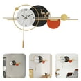 thumbnail image 2 of 90*50cm Large Wall Clocks for Living Room Decorative, Modern Silent Wall Clock for Living Rooms, Bedrooms, Sitting Rooms, 2 of 13