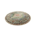 thumbnail image 4 of Unique Loom Isabella Collection Area Rug - Rossellini (5' 1" Round Green/Blue), 4 of 8