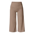 thumbnail image 5 of Duoif Women High Waist Yoga Pants Hollow Out Comfy Stretchy Leggings Compression Plus Size High Waisted Gym Workout Yoga Pants 2026 Womens Bottoms Khaki L, 5 of 9