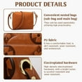 thumbnail image 4 of SPEKSEE Bucket Bag PU Leather Embossed Handbag Large Capacity Shoulder Bag Top Handle Crossbody Bag for Women Work Shopping Travel, 4 of 18