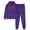 Purple, variant on Black_Friday Clearance Plus Size Womens Clothes Clearance Fayshow0 Outfits Women'S Sports Tracksuits Long Sleeve Pullover Hoodies Sweatshirt Loose Coat and Sweatpants Fall Winter Suit