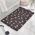 thumbnail image 3 of Dark Gray Christmas Gnome Pattern Flannel Non Slip Door Rugs,Washable Door Mats Indoor,Decorative Door Mats,Dirt-Resistant and Absorbent Doormat for Entrance,Bedroom,Kitchen,Bathroom,23.5"x16", 3 of 5