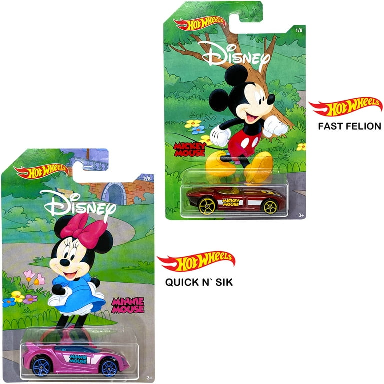 Disney x Hot Wheels Character Vehicle 90th Anniversary Edition Set