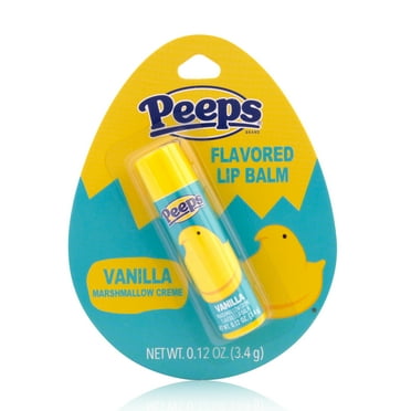 Peeps Lip Balm, Vanilla Marshmallow Crème Flavored, 3.4g
