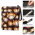 thumbnail image 5 of ALAZA Baseball with Fire Trading Card Binder 4 Pocket Cards Collection Album 400 Folder Holder, 5 of 6