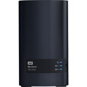WDBVBZ0160JCH-NESN WD 16TB My Cloud EX2 Ultra Network Attached Storage - NAS - WDBVBZ0160JCH-NESN - Marvell Armada 385 385 Dual-core (2 Core) 1.30 GHz - 2 x Total Bays - 16 TB HDD - 1 GB RAM DDR3