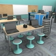 thumbnail image 5 of Learniture Active Motion Stool Flexible Seating for Classroom, Office or Home 18" H Gray, 5 of 5