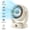 Beige White, variant on SPORTS JOY 8000mAh Desk Fan, 135-Degree Tilt Head, Portable USB Rechargeable Fan, 100 Speed Adjustable Table Fan for Desktop, Home, Travel (off-white)