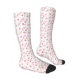 thumbnail image 3 of Fotbe Tulips Flowers print Women's Men's Novelty Crew Socks Cotton Socks Knee High Socks for Walking,Running,Nurses,Pregnancy, 3 of 8