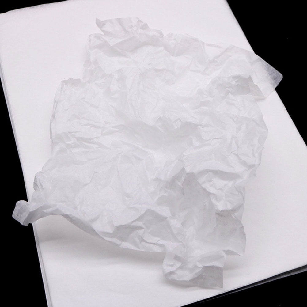 100pcs Acid Free Archival Tissue Paper Unbuffered White Packing Tissue Paper for Clothes Textiles Cups Photographs Storage Supplies