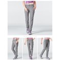 thumbnail image 4 of Pantalon de Randonnée pour Femmes Séchage Rapide Camping Randonnée Pantalon Mince Imperméable Élastique Imperméable Élastique Anti-Rayures Bas pour Course Gris G, 4 of 9