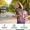 thumbnail image 4 of Yuyamidu Pink Axolotl School Backpack for 3-6 Grade Girls 4Pcs Elementary School Rucksack Set with Lunch Bag, Pencil Case and Water Bottle Bag for Daily Use, 4 of 7