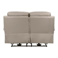 thumbnail image 6 of Lexicon Hancock 2-Piece Leather Sofa Set in Latte, 6 of 13
